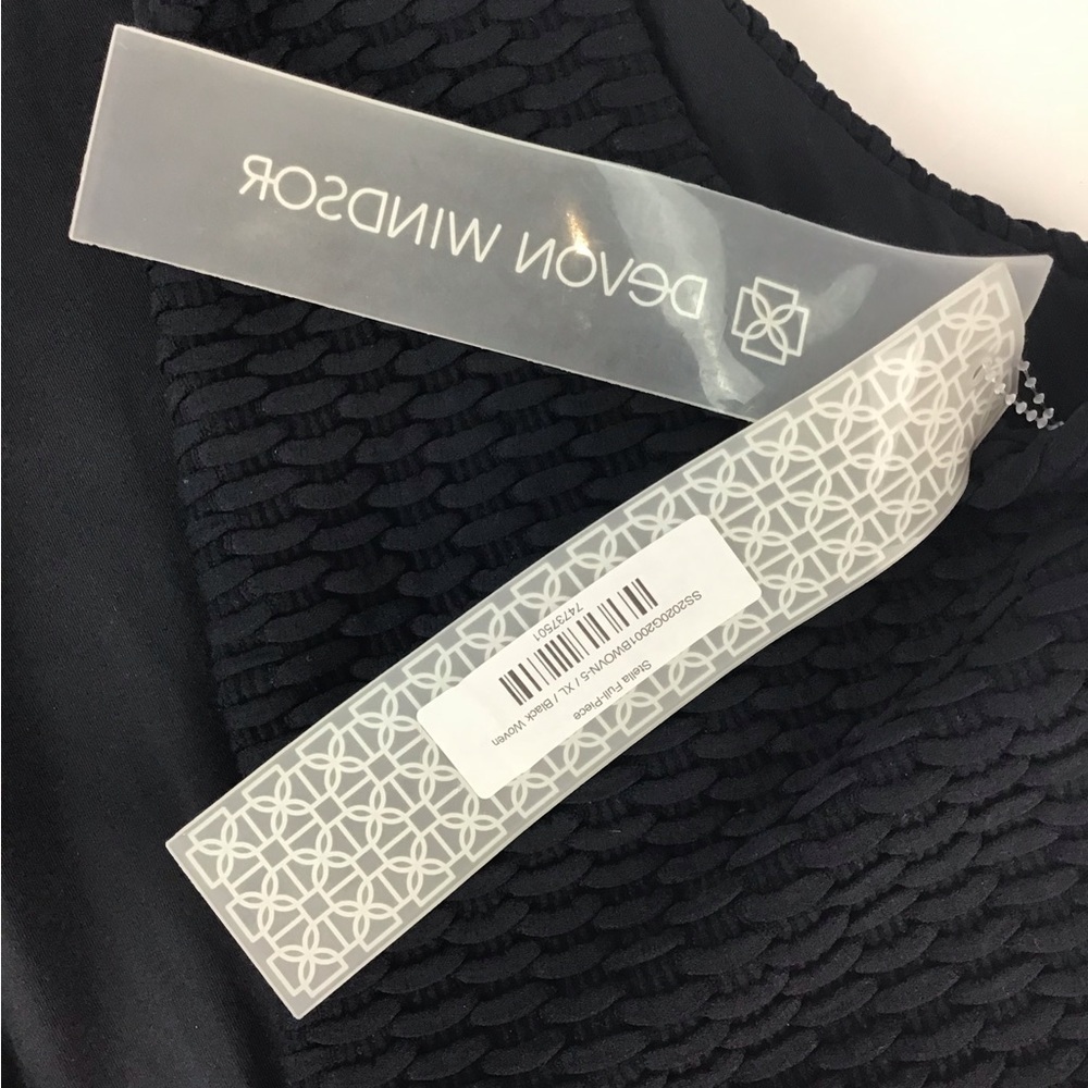 NWT Devon Windsor Stella Black One Piece Swimsuit | XL (10/12) - Picture 11 of 13